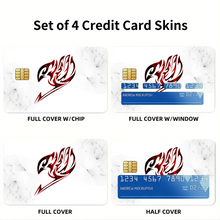 Load image into Gallery viewer, Anime Fairy Tail Credit Card Skins (4-in-1 Pack)