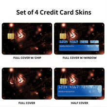 Load image into Gallery viewer, Anime Fairy Tail Credit Card Skins (4-in-1 Pack)
