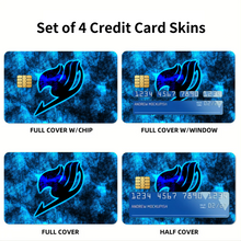 Load image into Gallery viewer, Anime Fairy Tail Credit Card Skins (4-in-1 Pack)