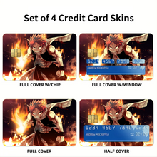 Load image into Gallery viewer, Anime Fairy Tailr Credit Card Skins (4-in-1 Pack)