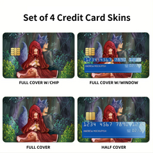 Load image into Gallery viewer, Anime Fairy Tailr Credit Card Skins (4-in-1 Pack)