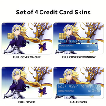 Load image into Gallery viewer, Anime Fate/Apocrypha Credit Card Skins (4-in-1 Pack)
