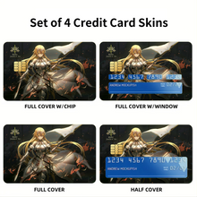 Load image into Gallery viewer, Anime Fate/Apocrypha Credit Card Skins (4-in-1 Pack)