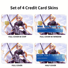 Load image into Gallery viewer, Anime Fate/Apocrypha Credit Card Skins (4-in-1 Pack)