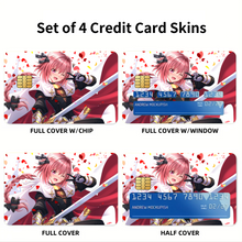 Load image into Gallery viewer, Anime Fate/Apocrypha Credit Card Skins (4-in-1 Pack)