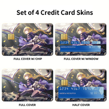 Load image into Gallery viewer, Anime Fate/Apocrypha Credit Card Skins (4-in-1 Pack)