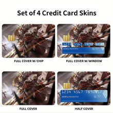 Load image into Gallery viewer, Anime Fate/Apocrypha Credit Card Skins (4-in-1 Pack)