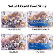 Load image into Gallery viewer, Anime Fate/Apocrypha Credit Card Skins (4-in-1 Pack)