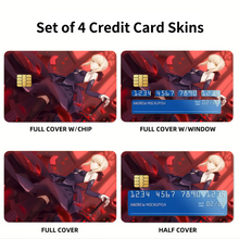 Load image into Gallery viewer, Anime Fate/Stay Night Credit Card Skins (4-in-1 Pack)