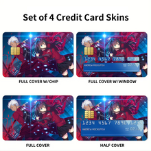 Load image into Gallery viewer, Anime Fate/Stay Night Credit Card Skins (4-in-1 Pack)