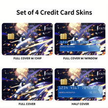 Load image into Gallery viewer, Anime Fate/Stay Night Credit Card Skins (4-in-1 Pack)