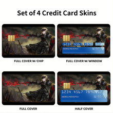 Load image into Gallery viewer, Anime Fate/Stay Night Credit Card Skins (4-in-1 Pack)