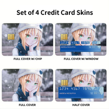 Load image into Gallery viewer, Anime Fate/Stay Night Credit Card Skins (4-in-1 Pack)