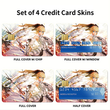 Load image into Gallery viewer, Anime Fate/Stay Night Credit Card Skins (4-in-1 Pack)