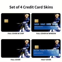 Load image into Gallery viewer, Anime Fate/Stay Nightr Credit Card Skins (4-in-1 Pack)