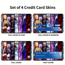 Load image into Gallery viewer, Anime Fate/Stay Nightr Credit Card Skins (4-in-1 Pack)