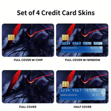 Load image into Gallery viewer, Anime Fate/Zero Credit Card Skins (4-in-1 Pack)