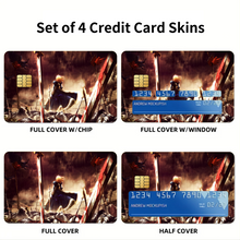 Load image into Gallery viewer, Anime Fate/Zero Credit Card Skins (4-in-1 Pack)