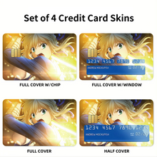 Load image into Gallery viewer, Anime Fate/Zero Credit Card Skins (4-in-1 Pack)