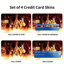Load image into Gallery viewer, Anime Fate/Zero Credit Card Skins (4-in-1 Pack)