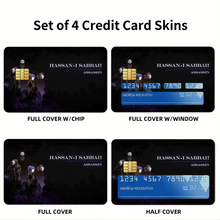 Load image into Gallery viewer, Anime Fate/Zero Credit Card Skins (4-in-1 Pack)