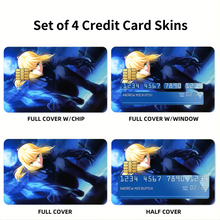 Load image into Gallery viewer, Anime Fate/Zero Credit Card Skins (4-in-1 Pack)