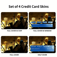 Load image into Gallery viewer, Anime Fate/Zero Credit Card Skins (4-in-1 Pack)