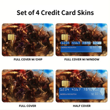 Load image into Gallery viewer, Anime Fate/Zero Credit Card Skins (4-in-1 Pack)