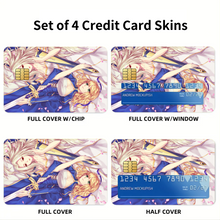 Load image into Gallery viewer, Anime Fate/Zero Credit Card Skins (4-in-1 Pack)
