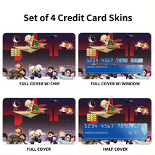 Load image into Gallery viewer, Anime Fate/Zero Credit Card Skins (4-in-1 Pack)