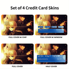 Load image into Gallery viewer, Anime Fate/Zero Credit Card Skins (4-in-1 Pack)