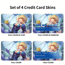 Load image into Gallery viewer, Anime Fate/Zero Credit Card Skins (4-in-1 Pack)