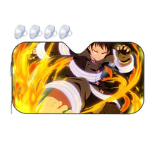 Load image into Gallery viewer, Anime Fire Force Car Sunshade