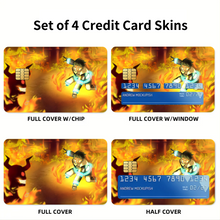 Load image into Gallery viewer, Anime Fire Force Credit Card Skins (4-in-1 Pack)