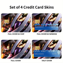 Load image into Gallery viewer, Anime Fire Force Credit Card Skins (4-in-1 Pack)