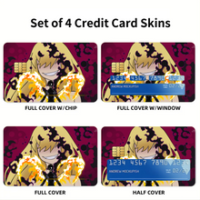 Load image into Gallery viewer, Anime Fire Force Credit Card Skins (4-in-1 Pack)