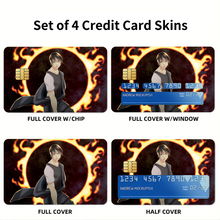 Load image into Gallery viewer, Anime Fire Force Credit Card Skins (4-in-1 Pack)