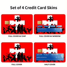 Load image into Gallery viewer, Anime Fire Force Credit Card Skins (4-in-1 Pack)