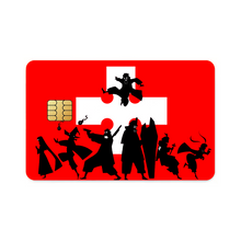 Load image into Gallery viewer, Anime Fire Force Credit Card Skins (4-in-1 Pack)