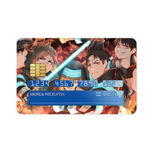 Load image into Gallery viewer, Anime Fire Force Credit Card Skins (4-in-1 Pack)