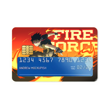 Load image into Gallery viewer, Anime Fire Force Credit Card Skins (4-in-1 Pack)