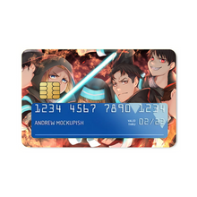 Load image into Gallery viewer, Anime Fire Force Credit Card Skins (4-in-1 Pack)