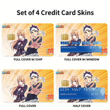 Load image into Gallery viewer, Anime Food Wars: Shokugeki no Soma Credit Card Skins (4-in-1 Pack)
