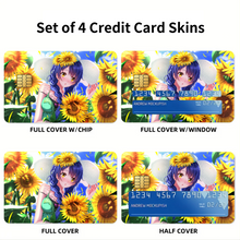 Load image into Gallery viewer, Anime Food Wars: Shokugeki no Soma Credit Card Skins (4-in-1 Pack)