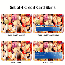 Load image into Gallery viewer, Anime Food Wars: Shokugeki no Soma Credit Card Skins (4-in-1 Pack)