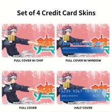 Load image into Gallery viewer, Anime Food Wars: Shokugeki no Soma Credit Card Skins (4-in-1 Pack)