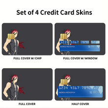Load image into Gallery viewer, Anime Food Wars: Shokugeki no Soma Credit Card Skins (4-in-1 Pack)