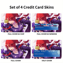 Load image into Gallery viewer, Anime Food Wars: Shokugeki no Soma Credit Card Skins (4-in-1 Pack)