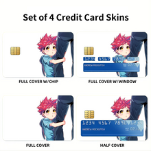 Load image into Gallery viewer, Anime Food Wars: Shokugeki no Soma Credit Card Skins (4-in-1 Pack)