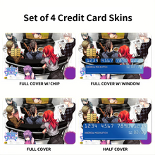 Load image into Gallery viewer, Anime Food Wars: Shokugeki no Soma Credit Card Skins (4-in-1 Pack)